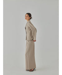 sample sale / center tuck wide pants