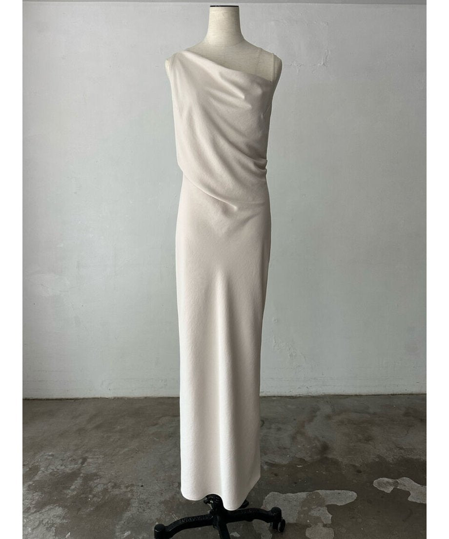 asymmetry drape cami dress