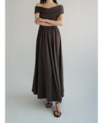 ( 9/18 20:00~ resale ) cross shoulder gather dress