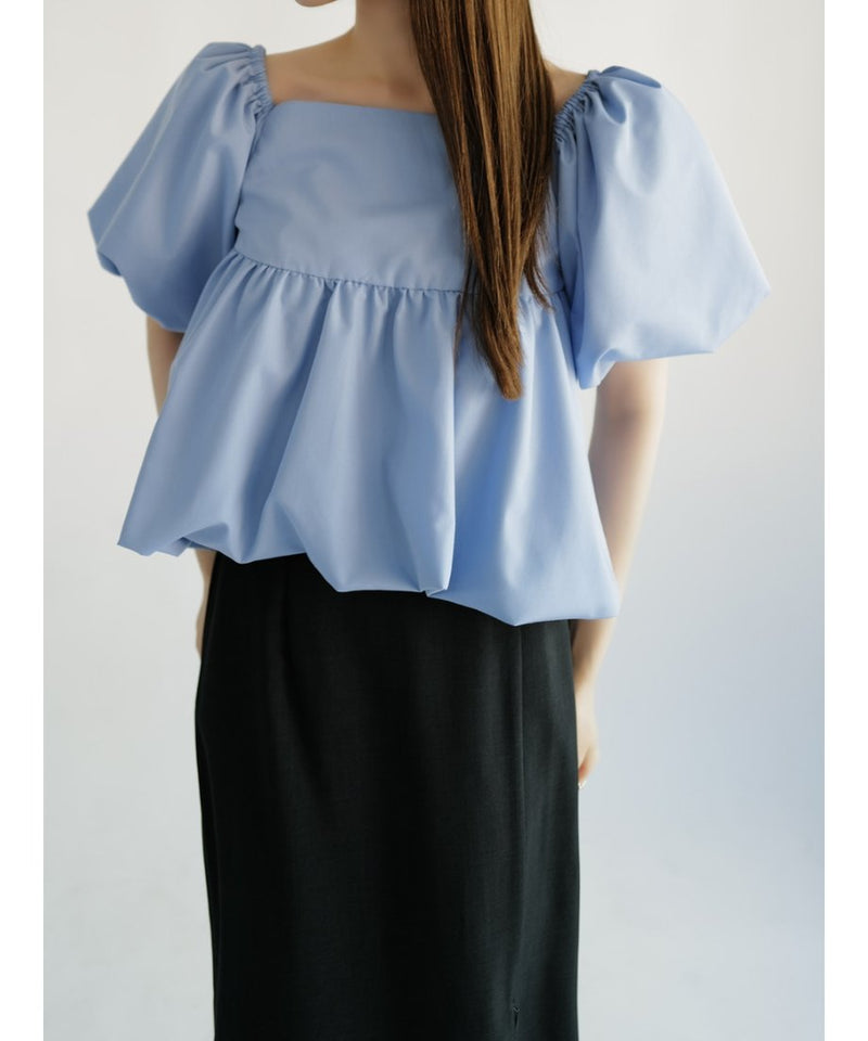 ( 9/18 20:00~ resale ) 2way volume sleeve blouse