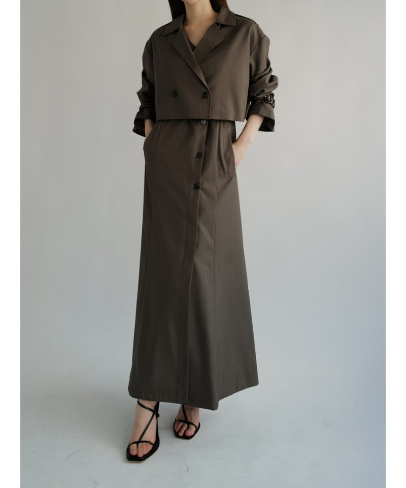 mulch trench coat dress