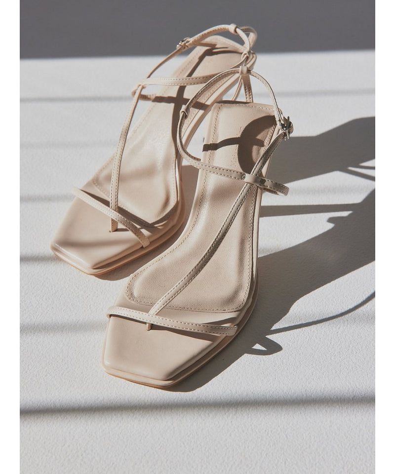 square thin sandal