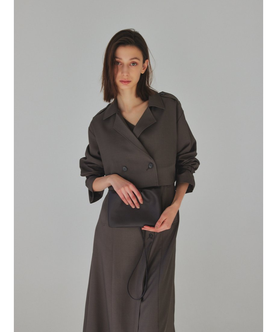sample sale / mulch trench coat dress