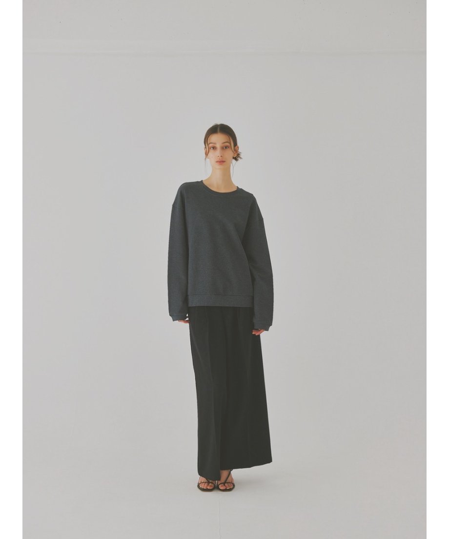 sample sale / center tuck wide pants