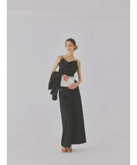 sample sale / center tuck wide pants