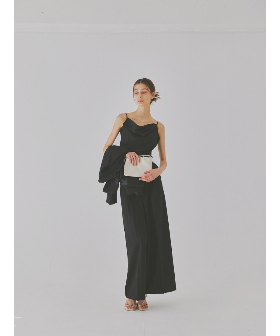 sample sale / center tuck wide pants