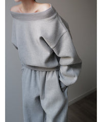off shoulder sweat