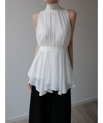 chiffon tie blouse – célon
