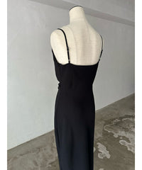 asymmetry drape cami dress