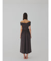 ( 9/18 20:00~ resale ) cross shoulder gather dress