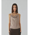 ( 9/18 20:00~ resale ) drape thin cami tops