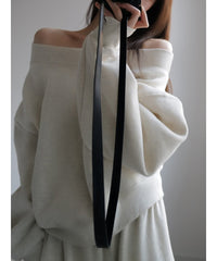 off shoulder sweat