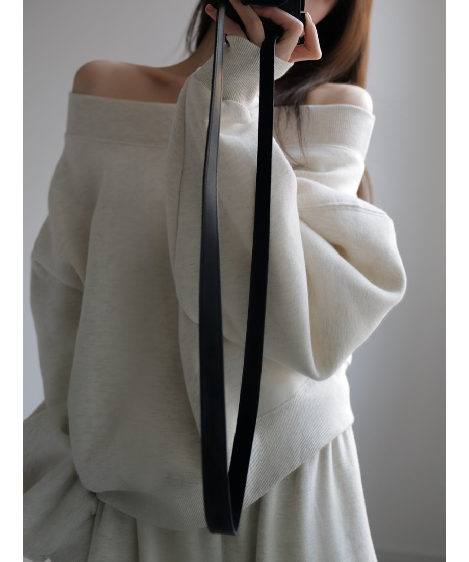 off shoulder sweat