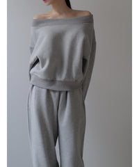 off shoulder sweat