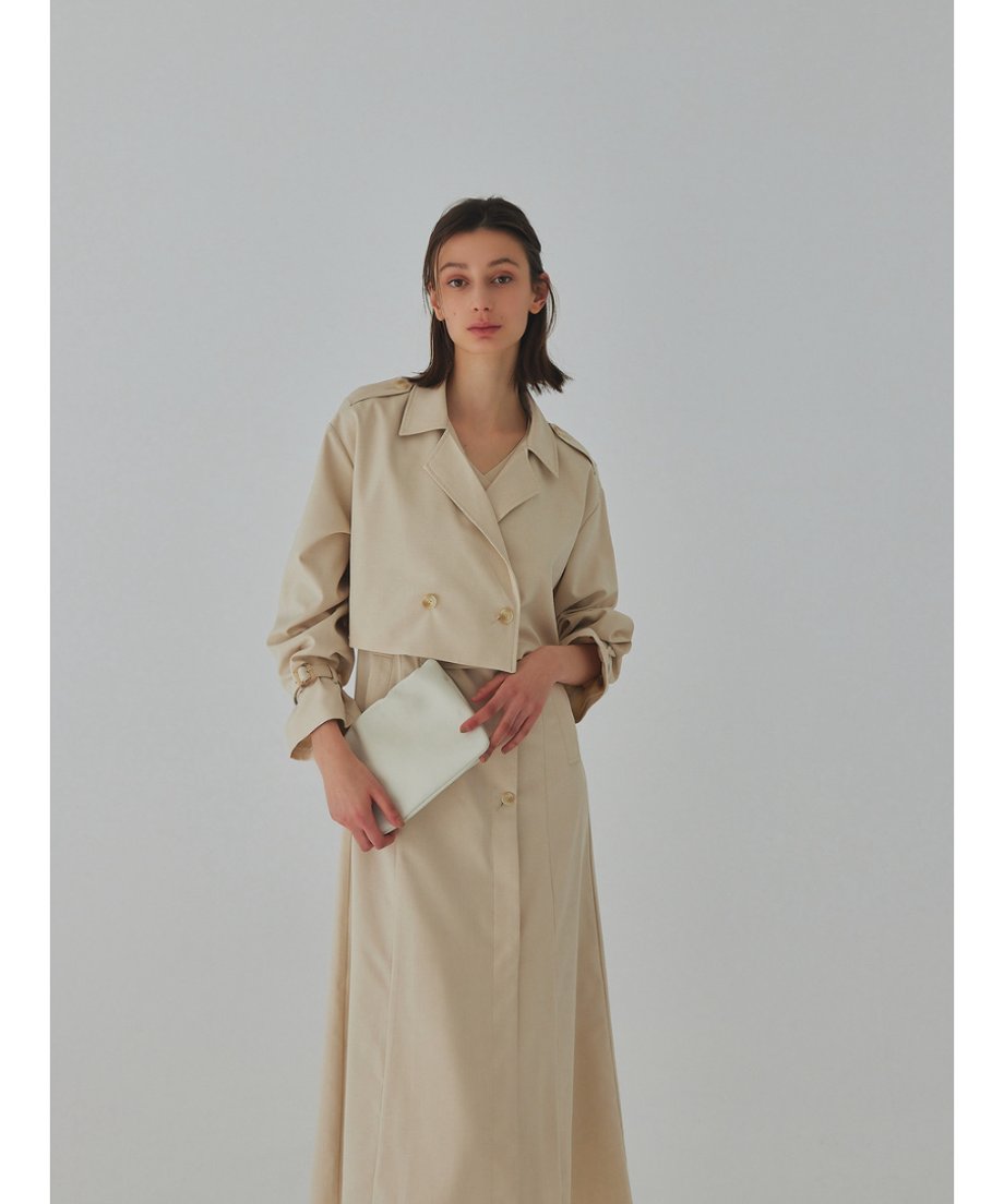 sample sale / mulch trench coat dress