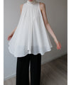 chiffon tie blouse