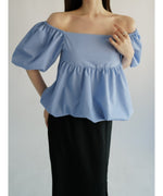 ( 9/18 20:00~ resale ) 2way volume sleeve blouse