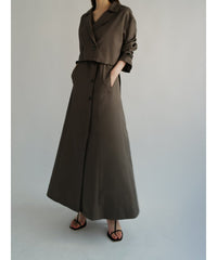 sample sale / mulch trench coat dress