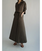 mulch trench coat dress